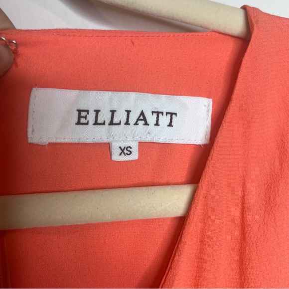 ELLIAT Asymmetric Wrap Midi Dress. Size XS - Picture 9 of 10